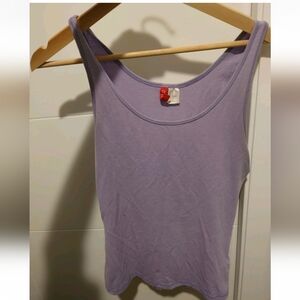 Lavender Tank Top H&M Essential Cotton Tank Top Size Medium US 10